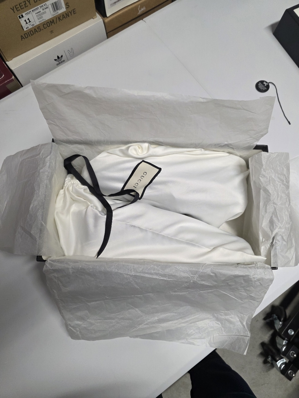 GUCCI RHOMBUS (CALFSKIN) SLIP-ON - Picture 13 of 15